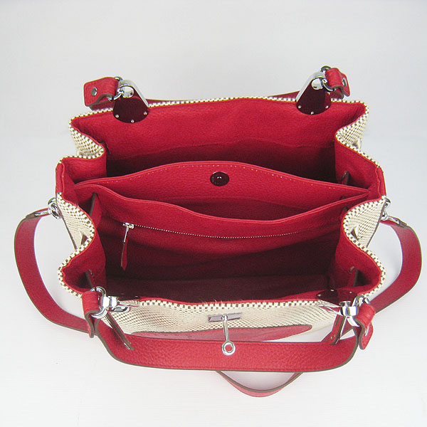 Fake Hermes New Arrival Double-duty handbag Red 60668 - Click Image to Close